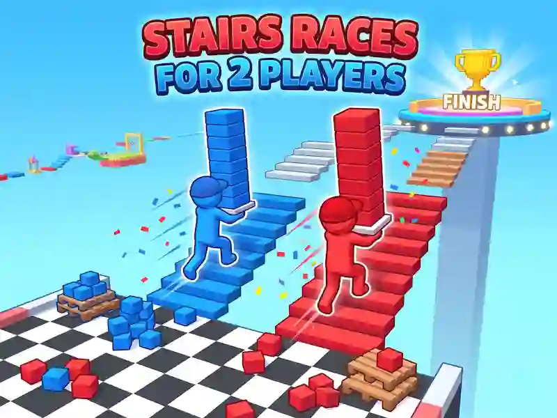 Lojë Stairs Races For 2 Players në internet