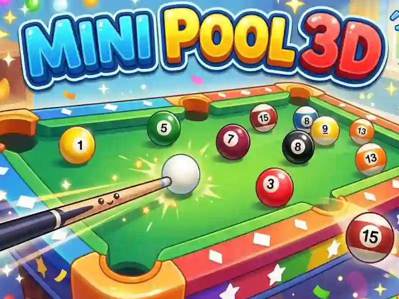 Lojë Mini Pool 3D në internet
