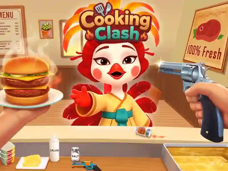Lojë Cooking Clash në internet