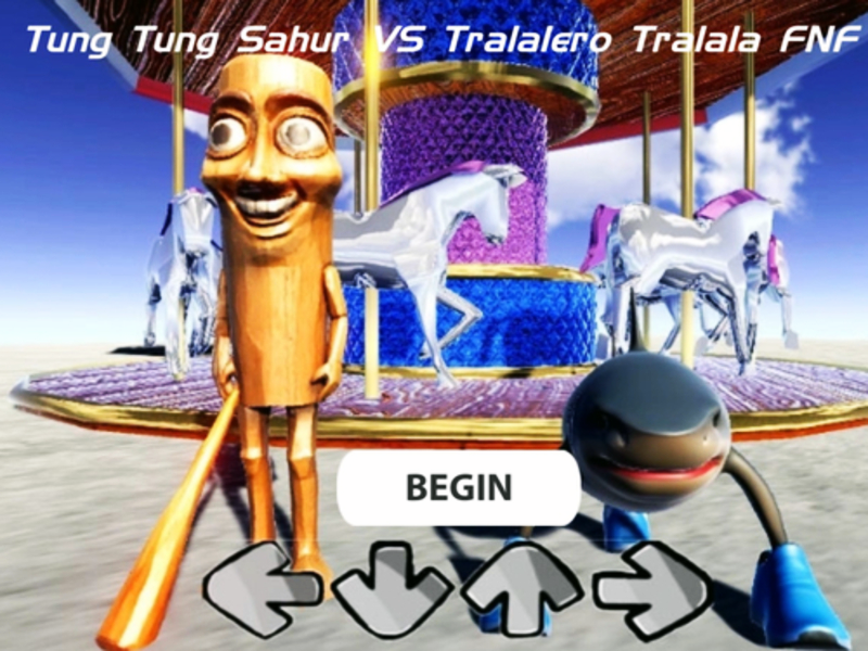 Lojë Tung tung sahur vs tralalero tralala fnf në internet