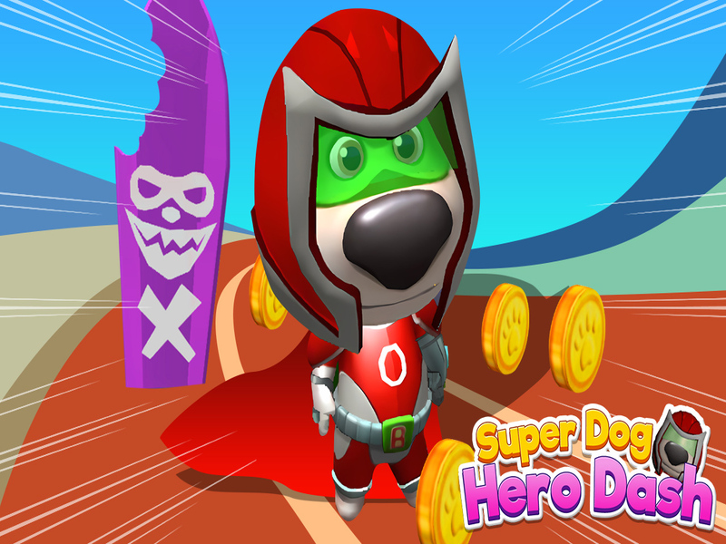 Lojë Super Dog Hero Dash në internet