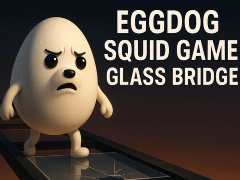Lojë Ura e qelqit me kallamarë të Eggdog në internet