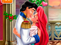 Lojë Puthja e Princeshës Mermaid nën Mistletoe në internet
