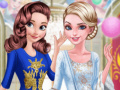 Lojë Ballo i Arendelle të Annës dhe Elzës në internet