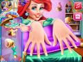 Lojë Spaja e thonjve e princeshës mermaid në internet