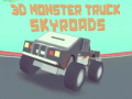 Lojë 3D Monster Truck Skyroads në internet