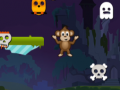 Lojë Shkallë Majmuni Halloween në internet