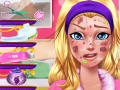Lojë Problemi i fytyrës së Barbie heroit në internet