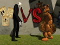 Lojë Slenderman kundër Freddy Fazbear në internet
