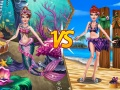 Lojë Mermaid vs Princeshë: Veshja në internet