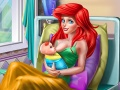 Lojë Princezha mermaid: Lindja e Mamit në internet