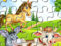 Lojë Puzzle me Kafshë Bujqësore në internet