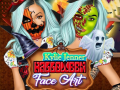 Lojë Art i fytyrës së Halloween të Kylie Jenner në internet