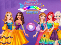 Lojë Princese Disney: Fustana me shkëlqim në internet