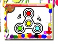 Lojë Liber ngjyros Fidget Spinner në internet