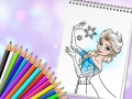 Lojë Libri i Ngjyrosjes së Princeshës së Mrekullueshme në internet