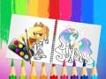 Lojë Libri i Ngjyrave të Pony-t Të ëmbël në internet