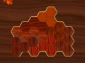 Lojë Puzzle Hexa prej druri në internet
