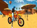 Lojë Lojë Motocross Plazhi: Garë Stunt me Bicikleta në internet
