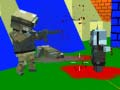 Lojë Gjuetia Zombie Blocky Arma Lufta në internet