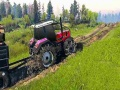 Lojë Simulator që tërheq tren me traktor me zinxhir real në internet