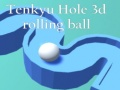 Lojë Tenkyu Hulli 3D Rrotullimi Top në internet