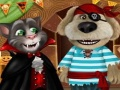 Lojë Flasim Tom dhe Angela: Festa e Halloweenit në internet