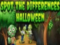 Lojë Gjej ndryshimet: Halloween në internet