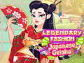 Lojë Moda legjendare e geishes japoneze në internet