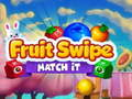 Lojë Fruti Swipe: Përshtatni në internet
