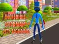 Lojë Lufta e pabesueshme e Stickman në qytet në internet