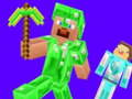 Lojë Creeper kundër Enderman në internet