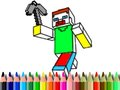Lojë Kthehu në shkollë: Ngjyrosje Minecraft në internet