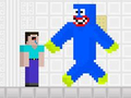 Lojë Noob kundër Monstrit Blu në internet