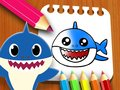 Lojë Libri i ngjyrave Baby Shark në internet