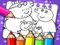 Lojë Libri i ngjyrave Peppa Pig në internet