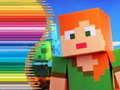 Lojë Libri i ngjyrave për Minecraft në internet