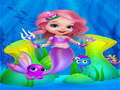 Lojë Veshje e bukur e mermaid vajzës në internet