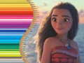 Lojë Libri për ngjyrosje për Moana në internet