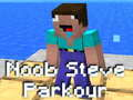 Lojë Parkour Noob Steve në internet