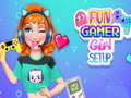 Lojë Setup Argëtues #GamerGirl në internet