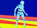 Lojë Noob Robo Parkour në internet