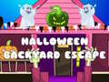 Lojë Arratisje në oborrin e shtëpisë Halloween  në internet