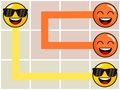 Lojë Fluksi i Emoji në internet
