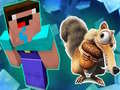 Lojë Noob Parkour: Epoka e Dëborës në internet