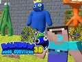 Lojë Mbijetues Noob Rainbow 3D në internet