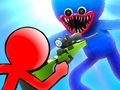 Lojë Stickman kundër Huggy Wuggy në internet