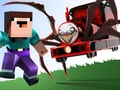 Lojë Noob përballë Treni Spider në internet
