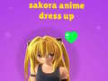 Lojë Sakora: Veshje Anime në internet