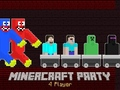 Lojë MinerCraft Festë për 4 Lojtarë në internet